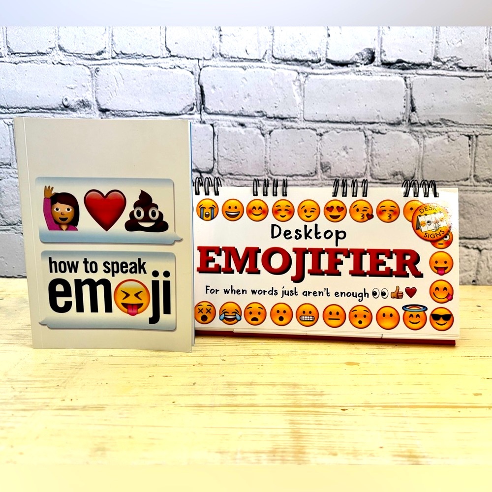 Emoji Book and Desktop Emojifier Set